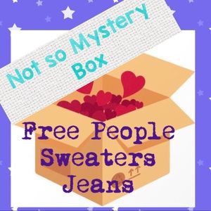 Reseller not so mystery box Free People jeans